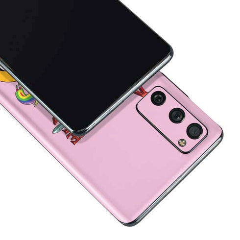 Adult Swim Adventure Time Riding in a Unicorn Galaxy S20 Fan Edition Skin